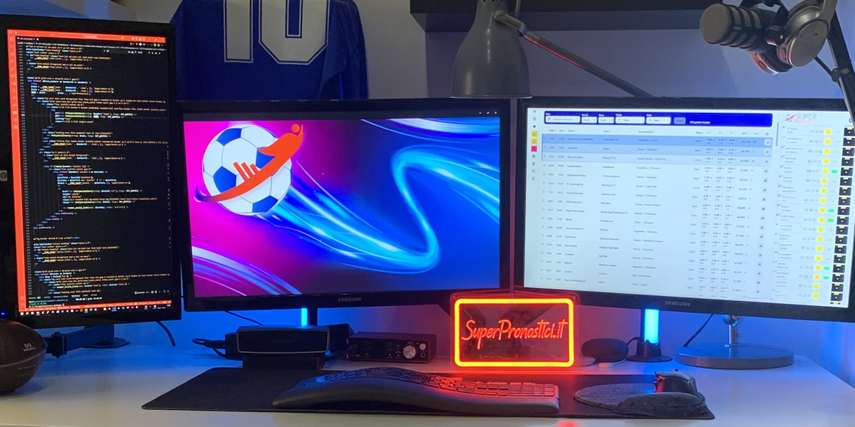 Postazione di lavoro SuperPronostici - Sviluppo algoritmi e analisi dati scommesse